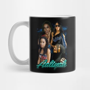 Heartbroken Harmony Aaliyahs Vintage R&B Couture Graphic Tee Series Mug